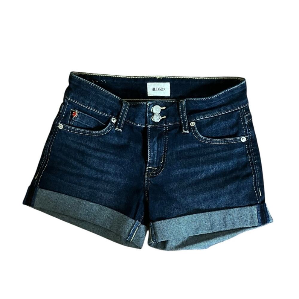 HUDSON Ruby Cutoff Jean Shorts Women’s Size 25  Mid Thigh Short Denim